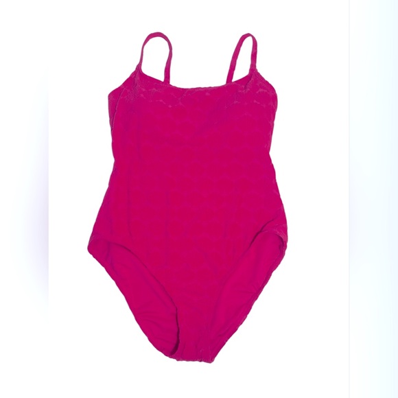 Kate Spade Shell Textured Print Swimsuit - Picture 3 of 4